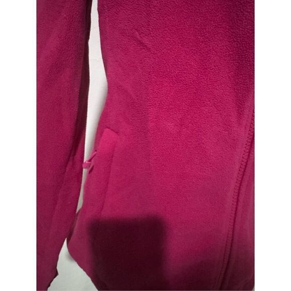 The North  Face hot pink full zip sweater SP - Picture 6 of 8